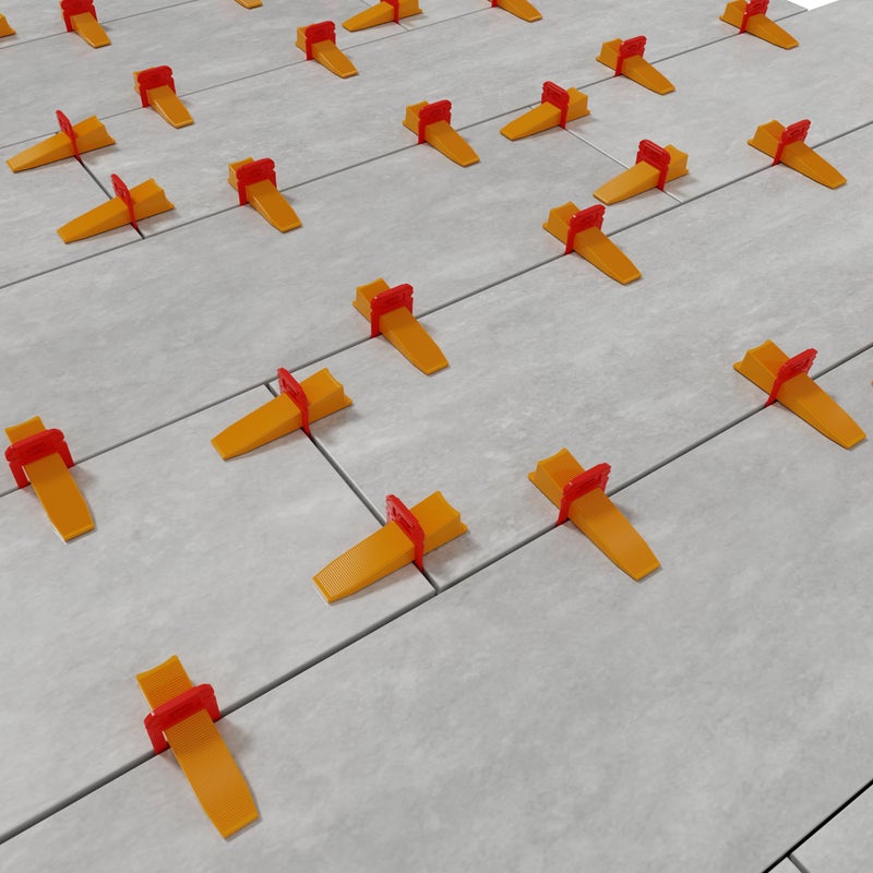 QEP Xtreme Tile Leveling System  Part A  Clips for 1/8"" Grout (500 Pack) - Image 3
